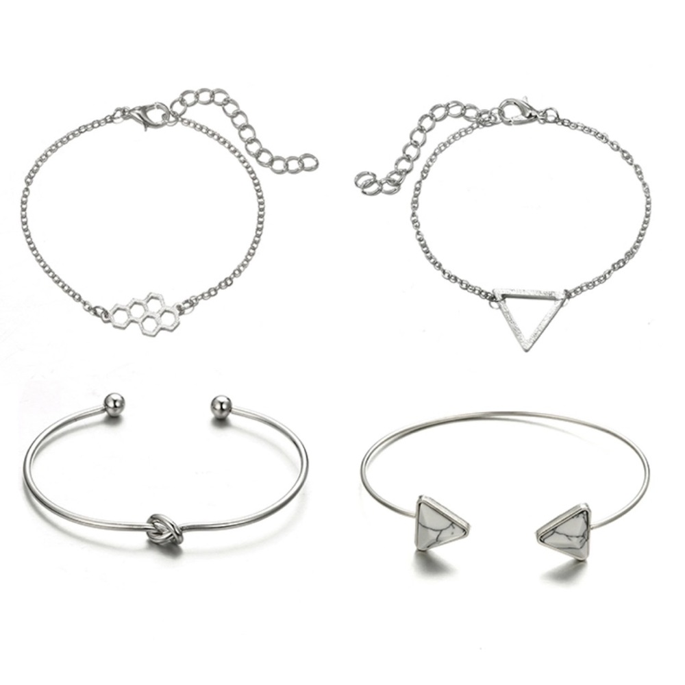 Silver Elena Bracelet Set - Picture 2 of 3